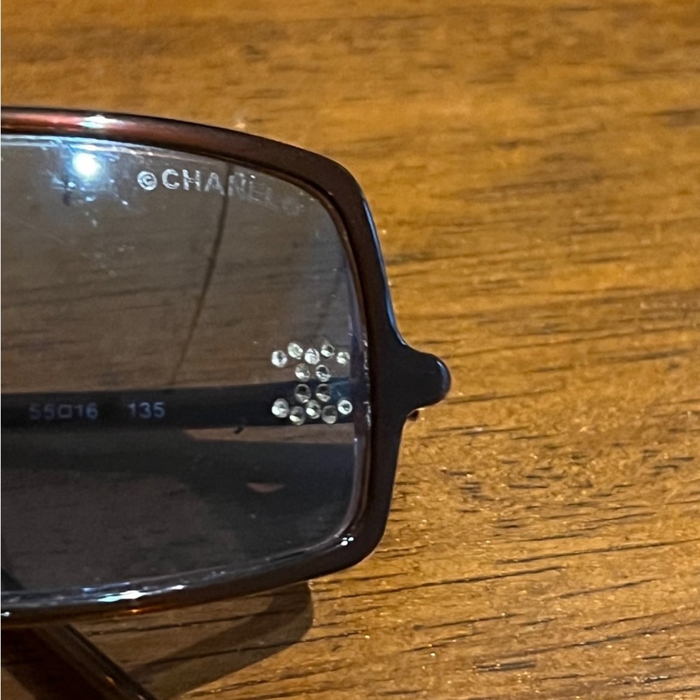 Chanel Interlocking CC Logo Narrow Sunglasses - Picture 8 of 12